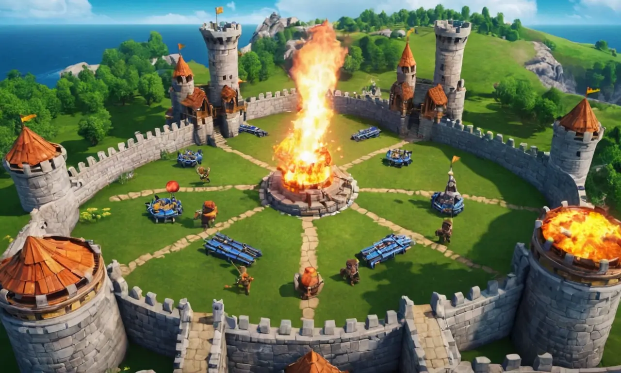 Troop deployment scene